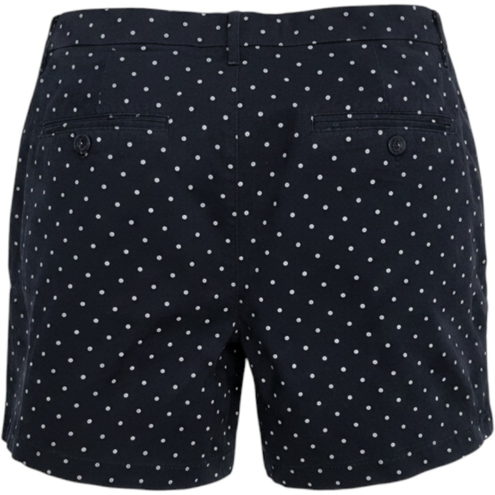 Old Navy Everyday Short Navy Blue Blue Polka Dot Chino Shorts Sze 16 7in Inseam - Picture 2 of 9